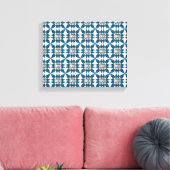 Motif Art déco bleu (Insitu(Salon))