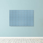 Motif Art déco bleu (Insitu (Plancher de Bois))
