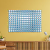 Motif Art déco bleu (Insitu(Salon))