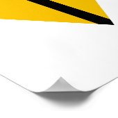 Motif Art déco en Poster Jaune et Lime (Coin)