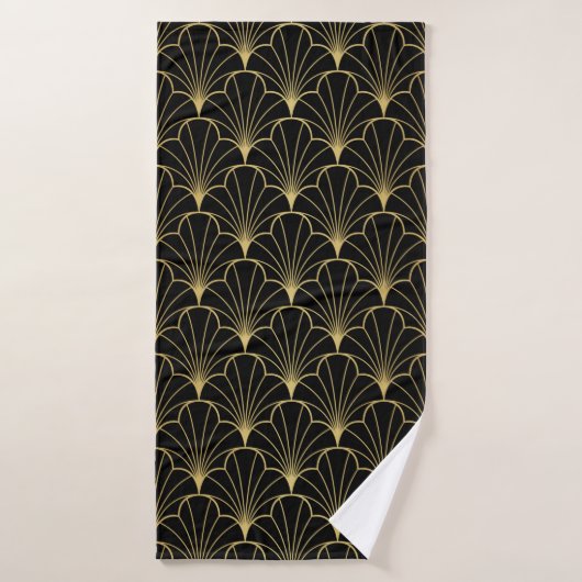 Motif art déco vintage (Serviette de bain)