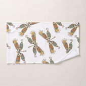 Motif artistique de libellule (Serviette à main)