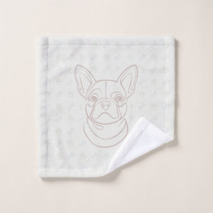 Motif artistique décoratif de Bouledogue français