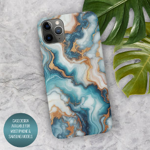 Motif artistique en marbre sarcelle turquoise bleu