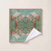 Motif Arts et artisanat Ensemble de serviettes de (Gant de toilette)