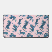 Motif asiatique de tigre bleu (Recto)