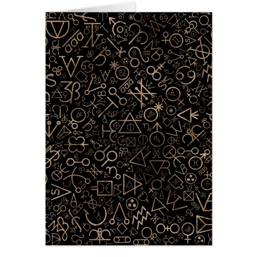 Motif astrologique #2 de symboles de symboles (Devant)