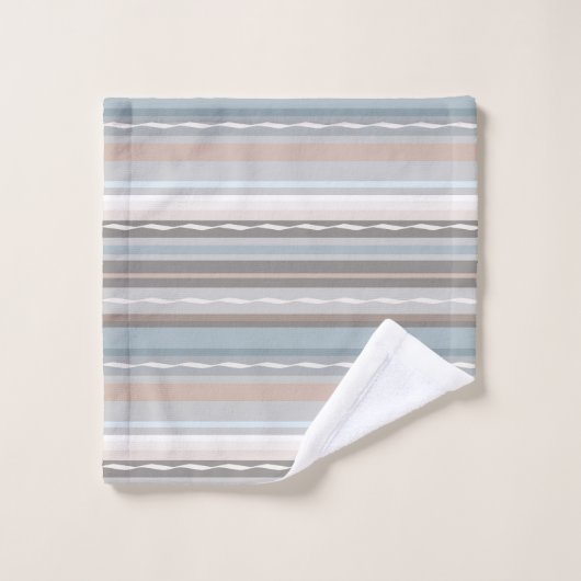 Motif Atlantic Beach Waves (Gant de toilette)