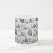 Motif atomique noir et blanc Froid Mug (Centre)