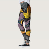 Motif autochtone-1 Leggings (Gauche)