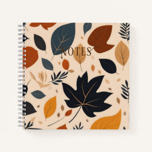 Motif Automne Carnet Feuille d'érable d'automne