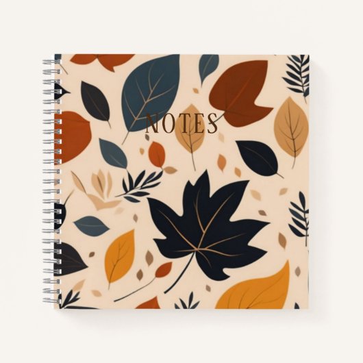 Motif Automne Carnet Feuille d'érable d'automne (Devant)