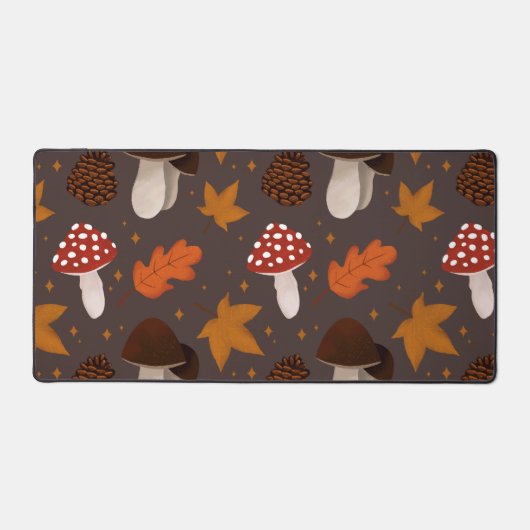 Motif Automne et Champignons (Recto)