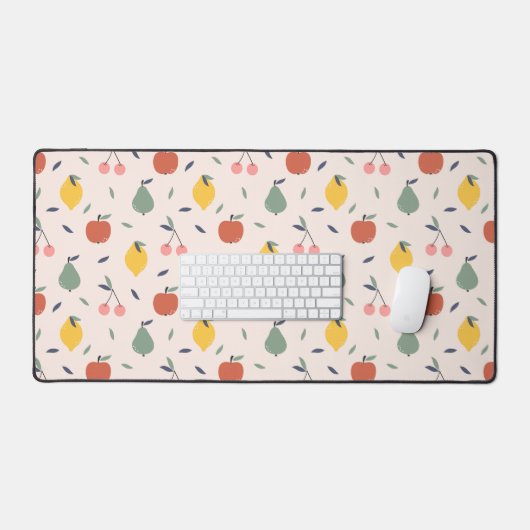 Motif aux fruits mignons (Clavier et souris)