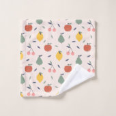 Motif aux fruits mignons (Gant de toilette)