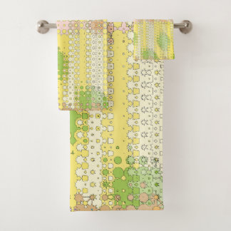 motif aux motifs jaune et vert