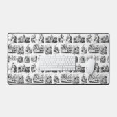 Motif avec Alice's Adventures in Wonderland (Clavier et souris)