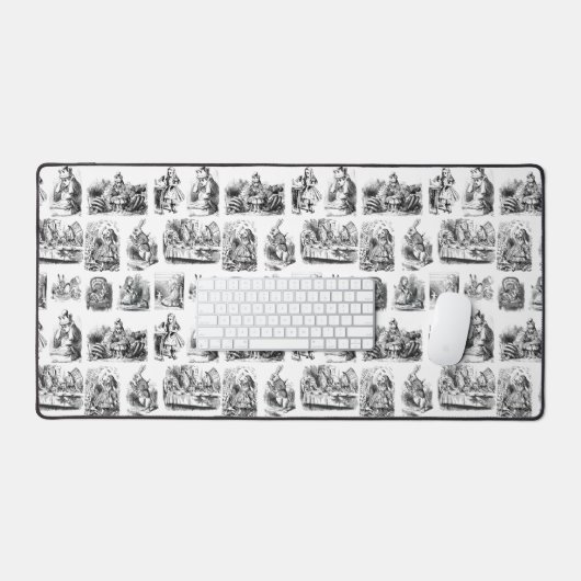 Motif avec Alice's Adventures in Wonderland (Clavier et souris)