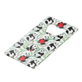 motif avec de beaux pandas avec des coeurs (Dos Angle)