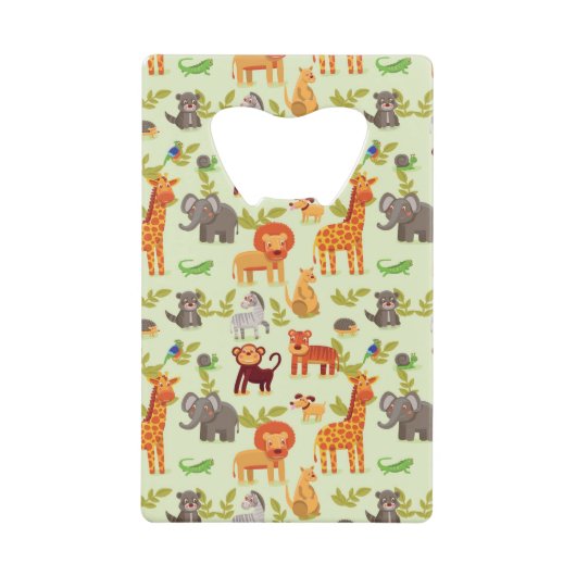 Motif avec des animaux de bande dessinée (Devant)