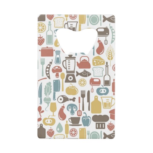Motif avec des icônes de cuisine (Devant)