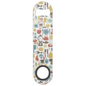 Motif avec des icônes de cuisine (Dos)