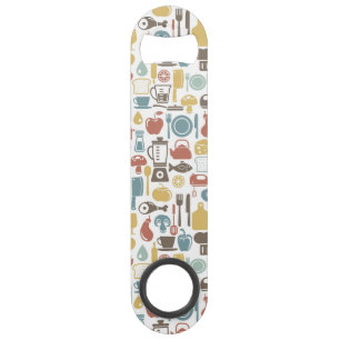 Motif avec des icônes de cuisine
