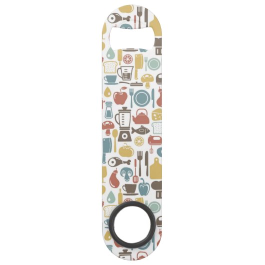 Motif avec des icônes de cuisine (Devant)