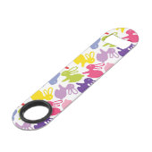 motif avec des lapins de Pâques (Devant angulaire)