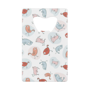 motif avec des oiseaux de bande dessinée
