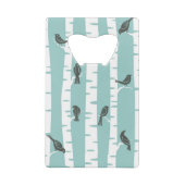 Motif avec des oiseaux et des arbres (Dos)