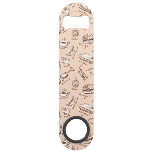 Motif avec la nourriture (Devant)