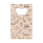 Motif avec la nourriture (Devant)