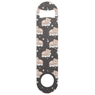 motif avec le petit sommeil d'ours