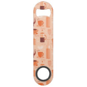 Motif avec les boissons et le texte (Dos)