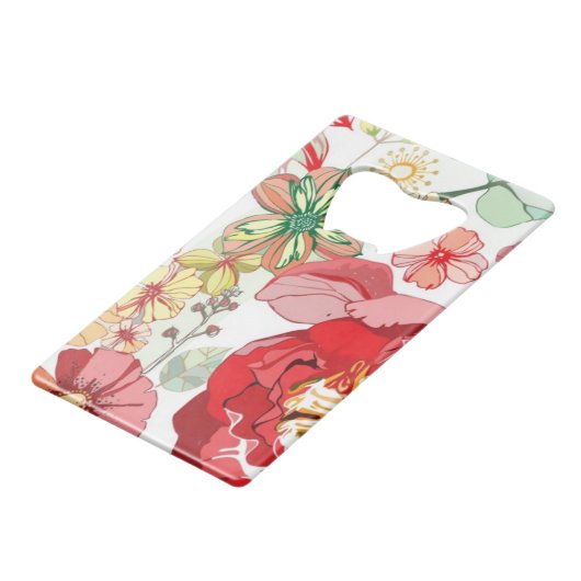 Motif avec les fleurs rouges (Dos Angle)