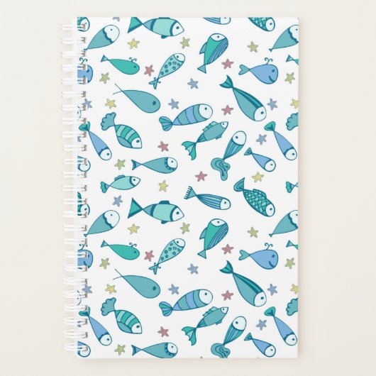 Motif Avec Poisson Et Estarfish (Devant)