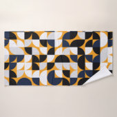 Motif avec triangles de couleur aléatoire Générati (Serviette de bain)