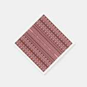 Motif Aztec serviettes en papier personnalisées (Coin)