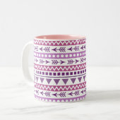 Motif aztèque tasses (Devant gauche)
