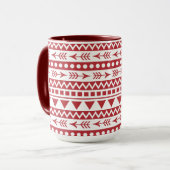 Motif aztèque tasses (Devant gauche)