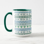 Motif aztèque tasses (Gauche)