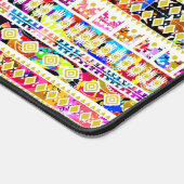 Motif aztèque tribal coloré (Coin)