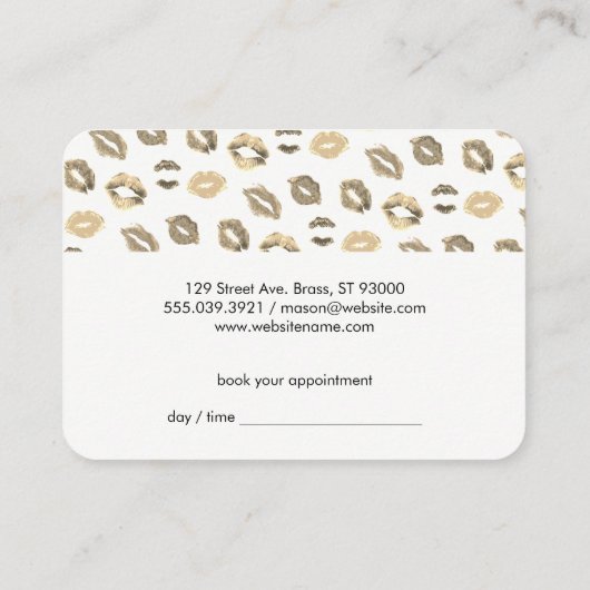 Motif Baiser mignon / Rendez-vous (Dos)