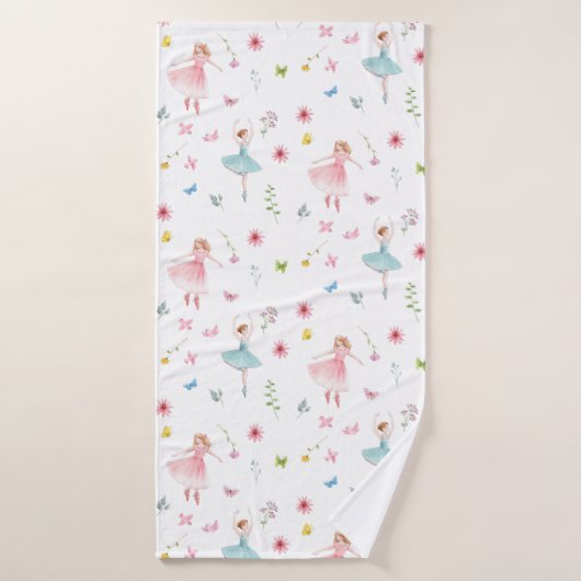 Motif Ballerina (Serviette de bain)