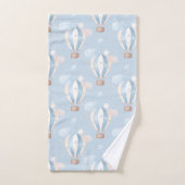 Motif Ballons Bleus (Serviette à main)