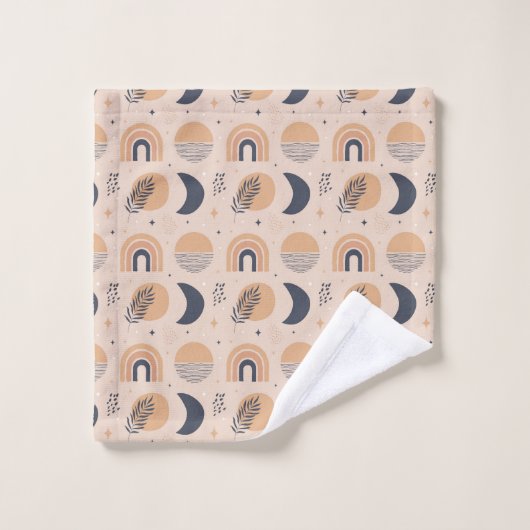 Motif bio Boho (Gant de toilette)