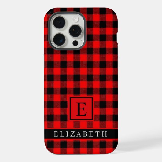 Motif Black Bright Red personnalisable (Verso)
