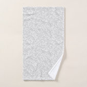Motif blanc élégant (Serviette à main)