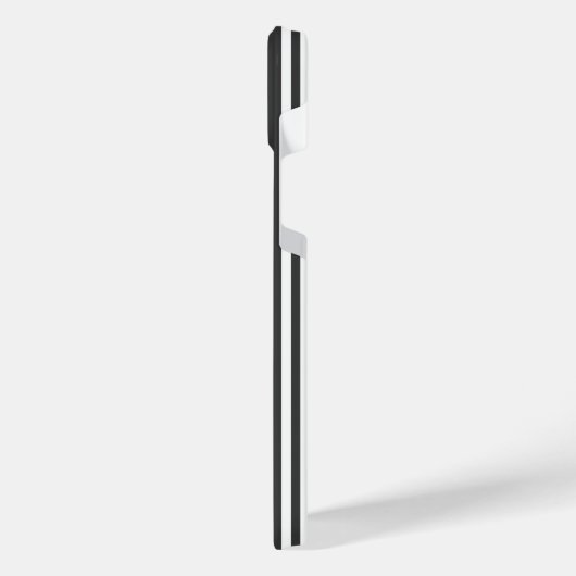 Motif blanc et charbon de bois à cinq bandes (Côté gauche)